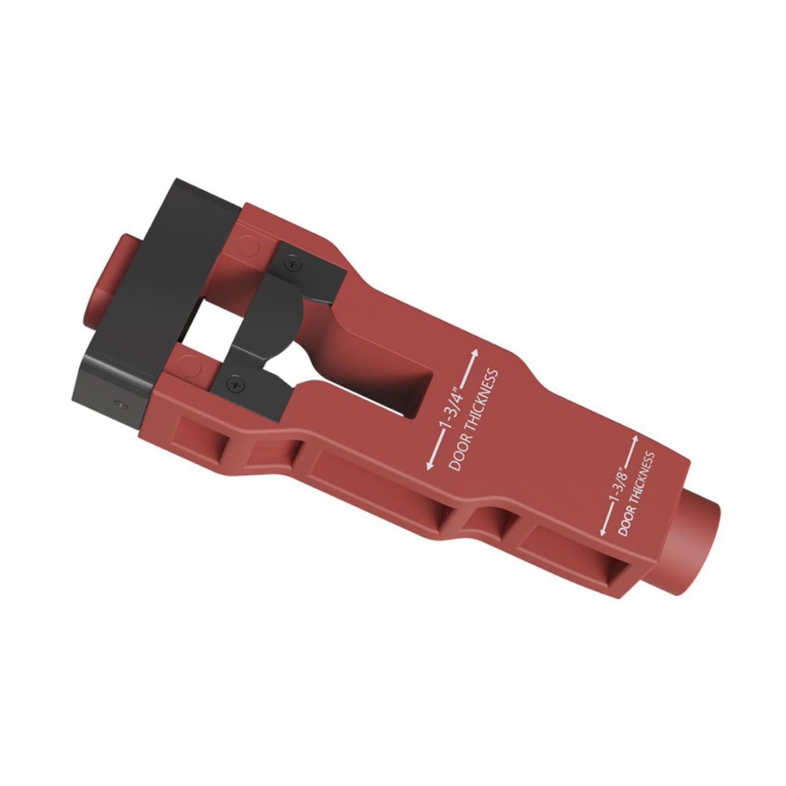 Gabarit de mortaisage pour loquets de porte montage encastré net