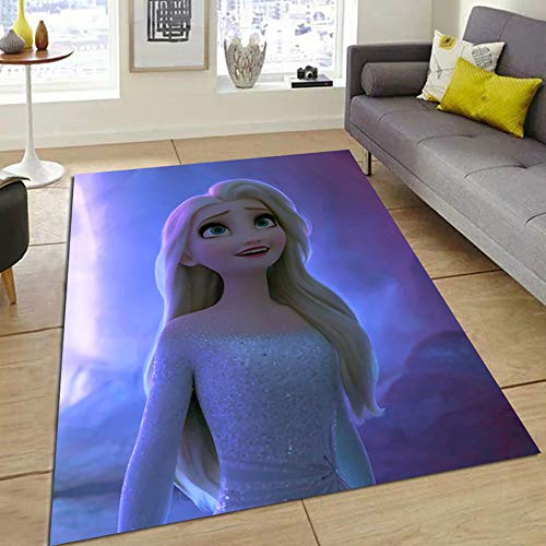 Teppiche Cartoon Blau Gefroren Prinzessin ELSA Anna Olaf Kinder Jungen Mädchen Krabbeln Spielmatte...