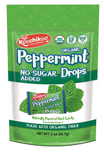 Koochikoo sugar free organic drops pouch, peppermint, 1…