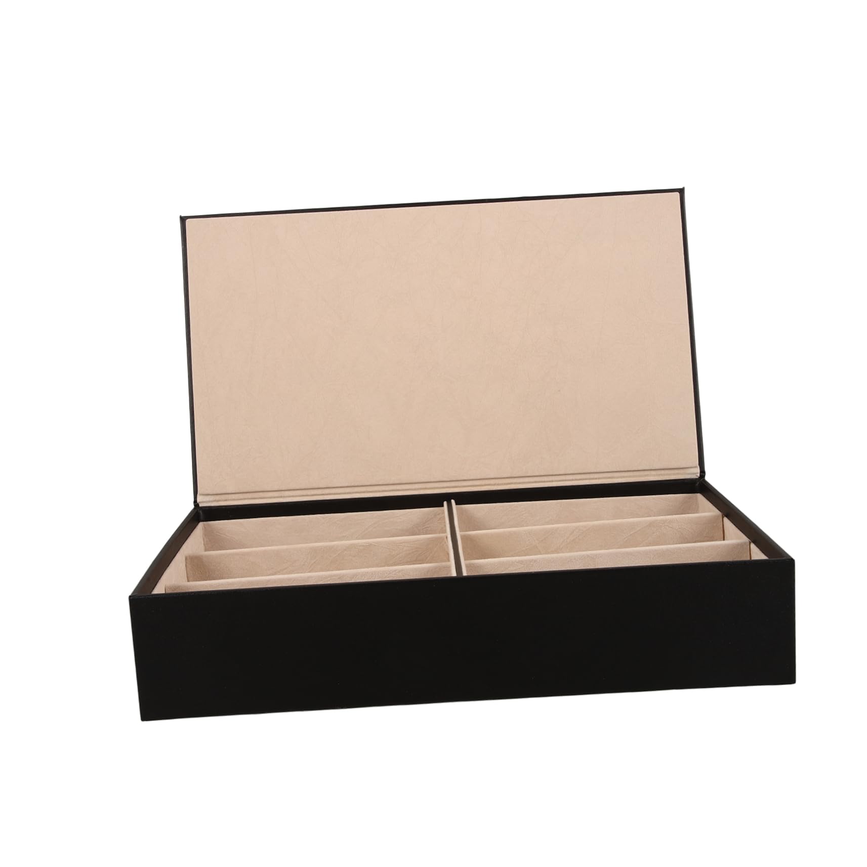 Healvian Organizer dal Design Raffinato in Pelle Pu Occhiali da Sole Multi-griglia Struttura in Metallo Facile da Pulire per Casa e Uso Commerciale