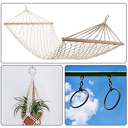 WISMURHI O-ring in acciaio, 5 anelli in acciaio