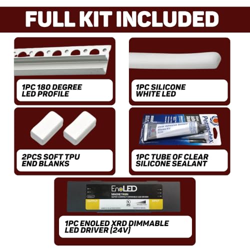 Kit Tira de LED Blanco Cálido 3000K 609mm con Driver miniatura 2