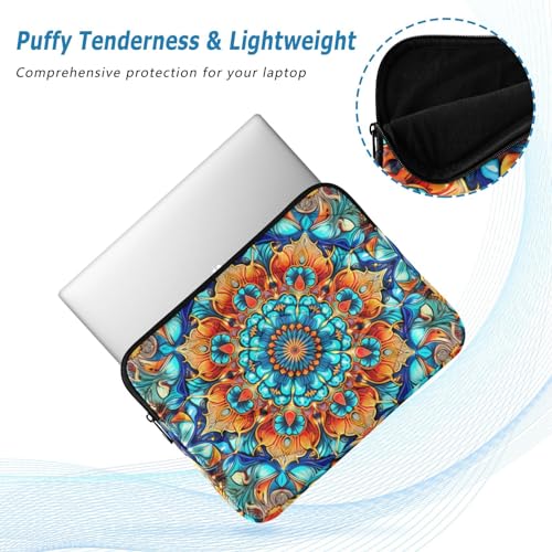 Funda para portátil de 13-14 pulgadas impermeable con patrón Mandala miniatura 5