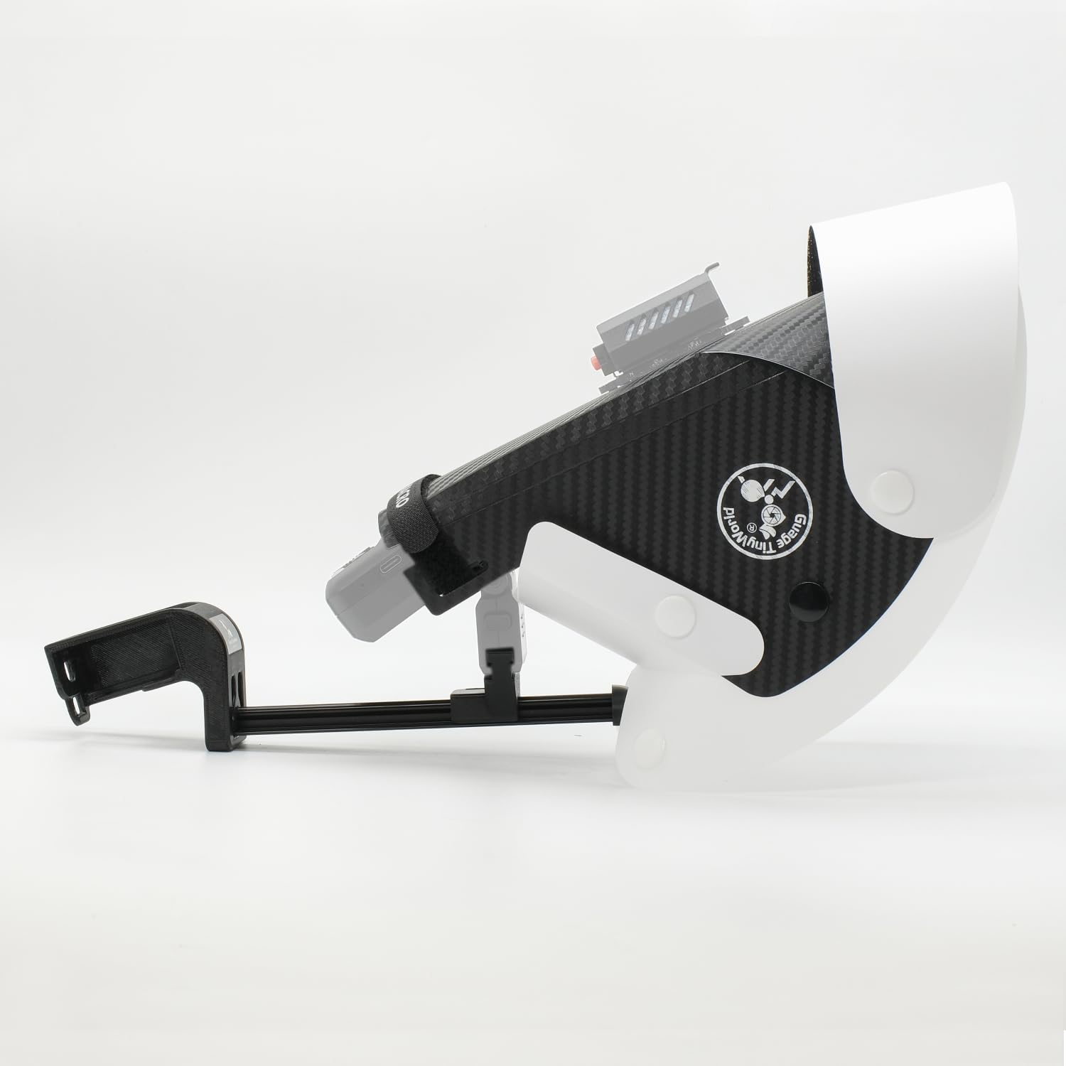 Guage Diffuseur de flash macro pour flash MF12, diffuseur fer à cheval avec support télescopique, Hot Shoe version surélevée, diffuseur macro pour macro, photographie d'insectes et gros plan