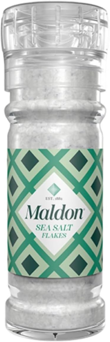 Maldon Crushed Sea Salt Flakes Grinder, 55g