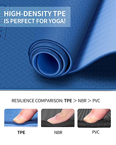 CAMBIVO Extra Thick Yoga Mat for Women Men Kids - Image 5