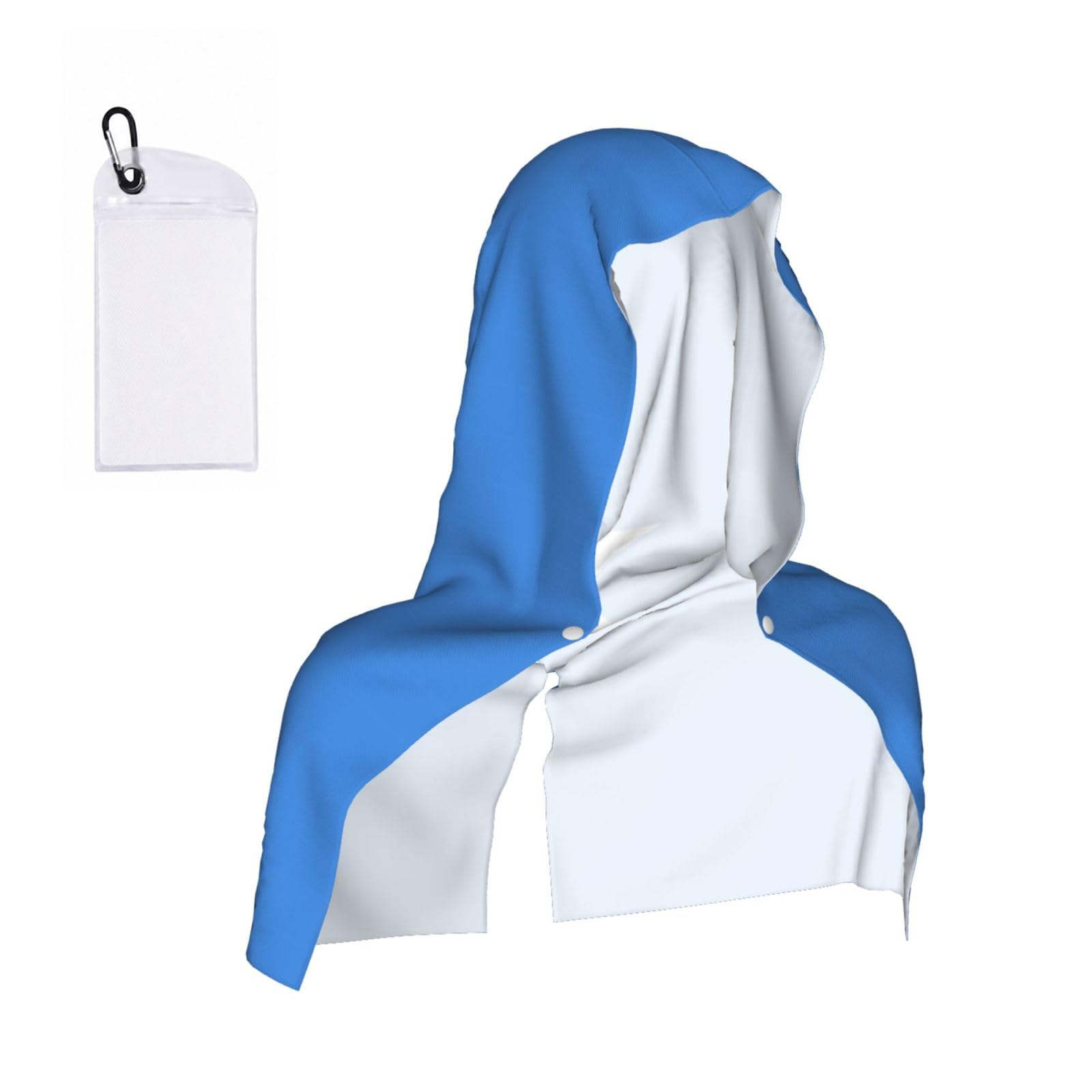 CNTDBU Somali flag Cooling Towel Hooded-Instant Chill Neck Cover for Sports, UV Cooling Rag for Running Gym