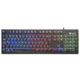 teclados neon android Disposition : AZERTY NGS Gaming Keyboard GKX-300 - Teclado Gaming Led, (USB 2.0, 5x50x15cm), color negro
