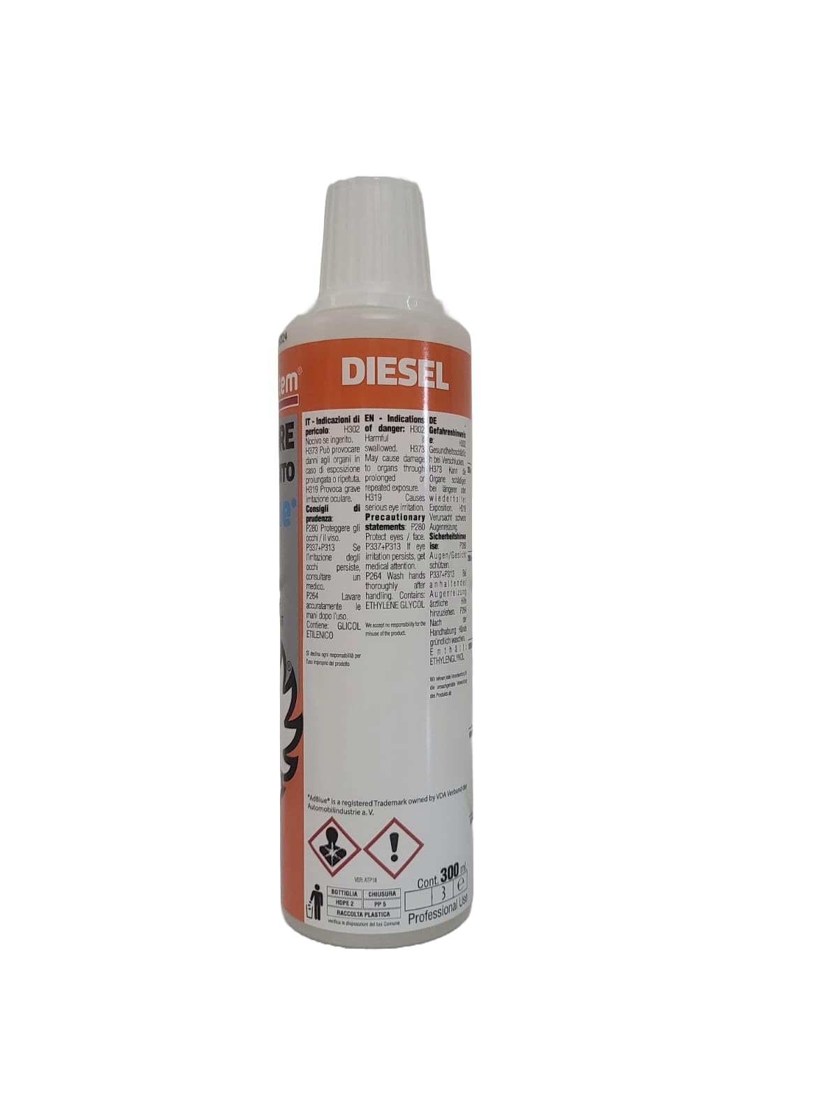 EUREX MOTORSISTEM ADDITIVO per ADBLUE Diesel ml. 300 cod. 2151 (2)