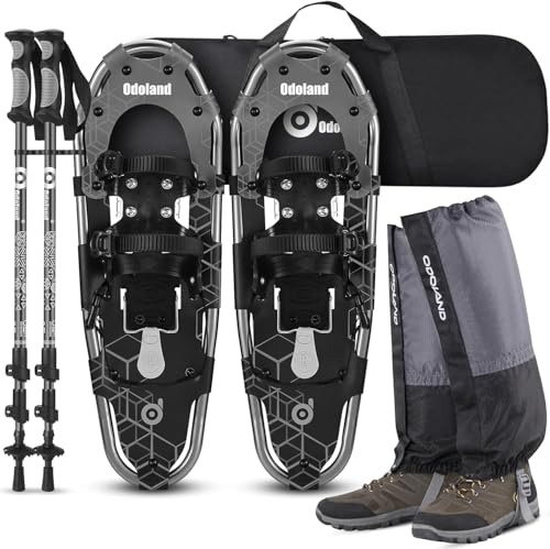 Amazon.ca: Odoland: 4-in-1 Snowshoes Set