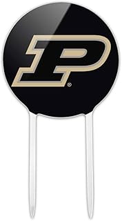 Acrylic Purdue Boilermakers Logo Cake Topper Party Decoration for Wedding Anniversary Birthday Graduation