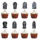 Tombstone Cupcake Toppers Tombstone Graveyard Cake Decorations Tombstone Graveyard Cake Toppers for