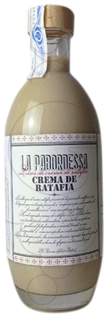 3 × Crema de Licor La Pabordessa Crema de Ratafia (Caja de 3 Botellas de 75 cl)
