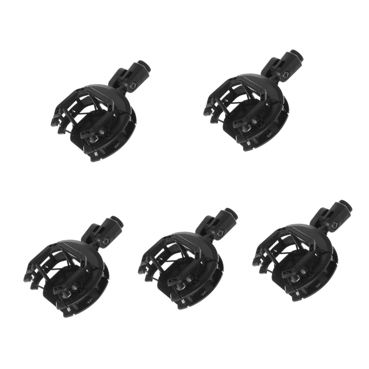 Toyvian 5pezzi Supporto Antivibrazione Per Microfono Supporto Per Microfono Professionale Compatibile Con Microfoni Di Diverse Per Registrazioni Podcast e Streaming