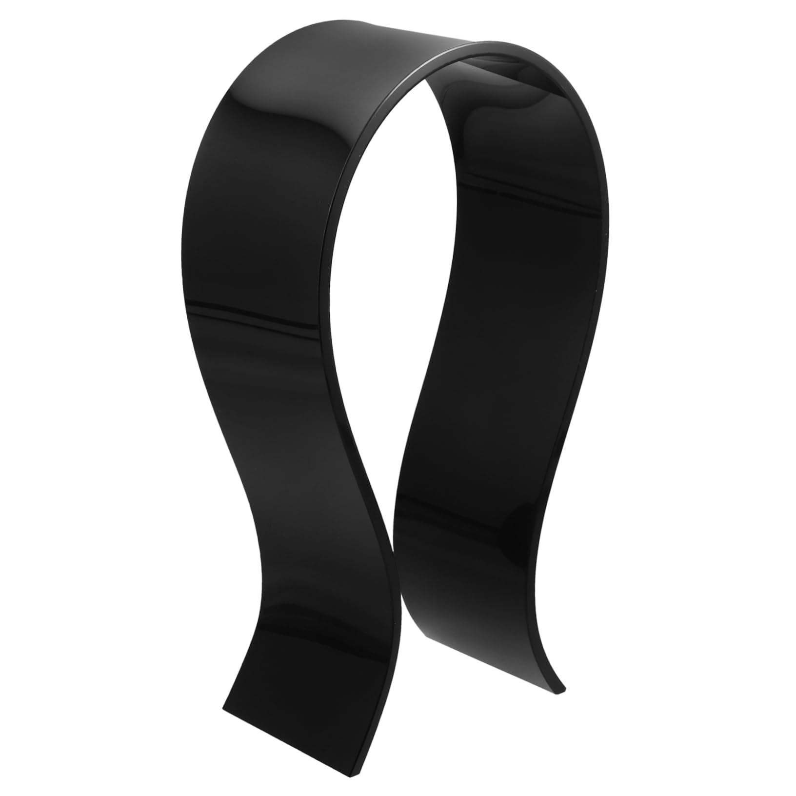 Uonlytech 5 Pezzi supporto per cuffie Stand auricolare scrivania porta cuffie Stand per universali porta cuffia Le si trovano stand per da scrivania Acrilico Nero