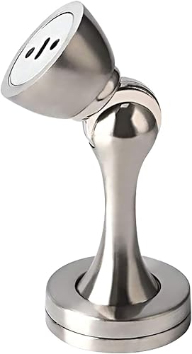 KOLAKO Topes magnéticos para puerta, tope de puerta montado en el suelo de pared, cierre magnético de metal sólido, topes magnéticos fuertes para