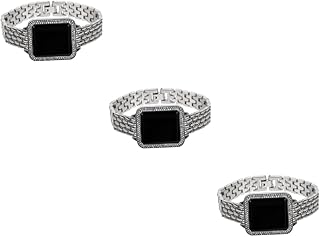 3Pcs Diamante Touchscreen Relógio Feminino Moda Relógio De Pulso Decorativo Strass Embelezado Relógio Feminino Presentes Meninas Relógio Digital Relojes Para Mujeres Relógio Para