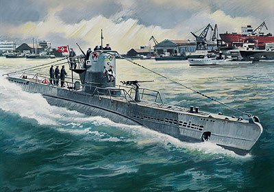 Amazon | ICM 1/144 ドイツ軍UボートIIタイプB型潜水艦1943年 ICS010