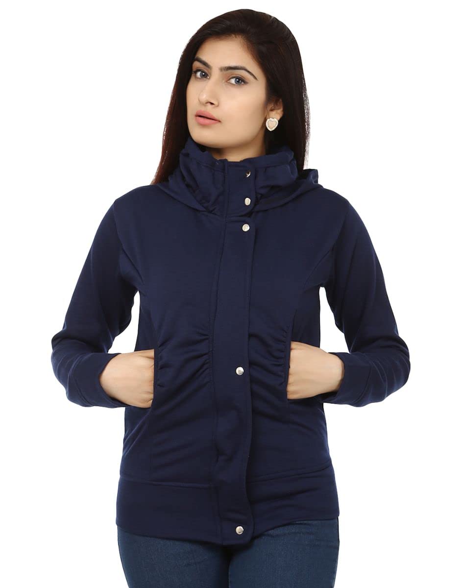 teemoods Womens Fleece Sweatshirt Jacket with Hoodie-picture-23