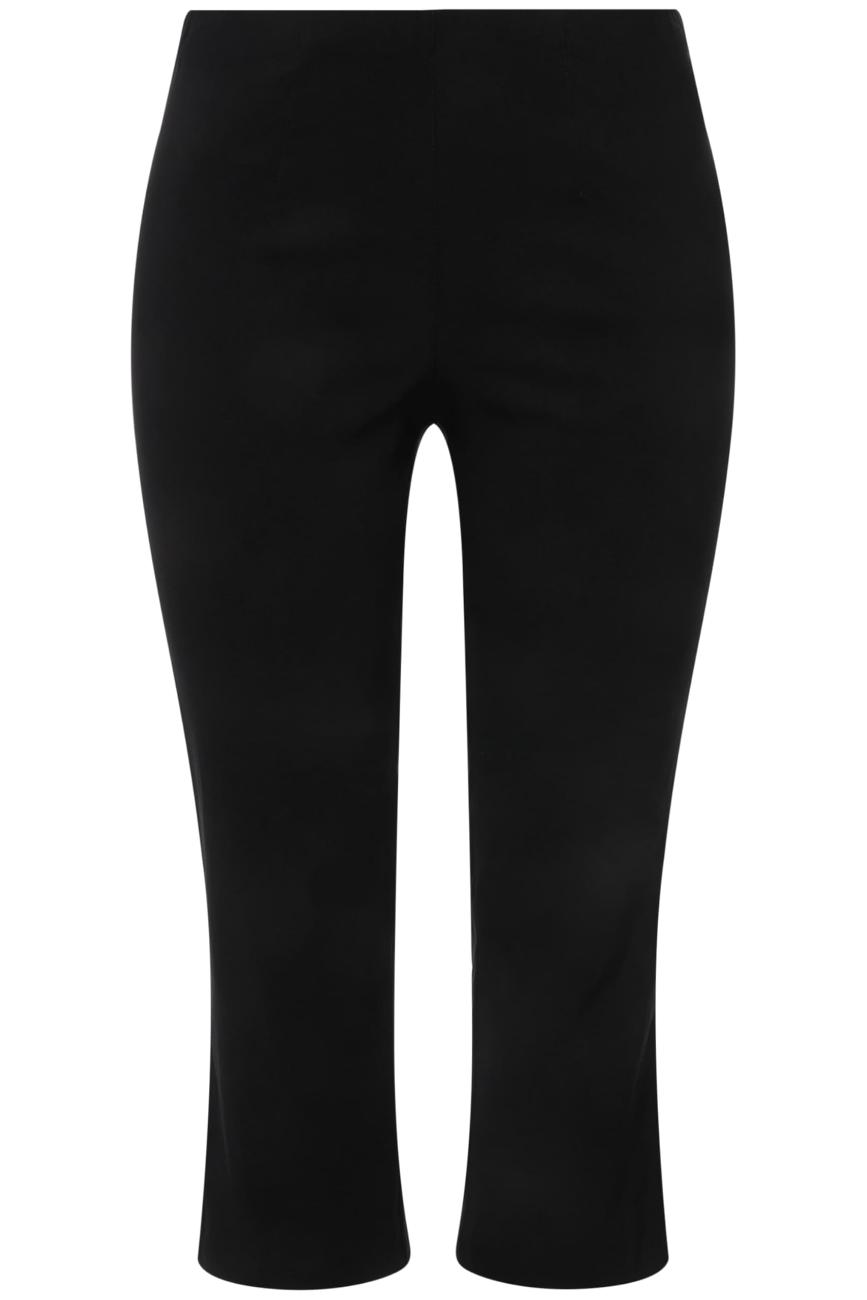 Ulla Popken Pantalón bengalina, hasta la Pantorrilla, Cintura elástica, elástico 640914