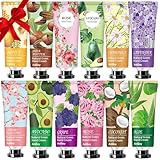 ANKOOY 12 Pack Hand Cream for Dry Cracked Hands,Mothers Day Gifts,Teacher Appreciation Gifts,Nurse Appreciation Gifts,Natural Hand Lotion Travel Size,Mini Lotion Thank you Gifts for Nurse Teacher