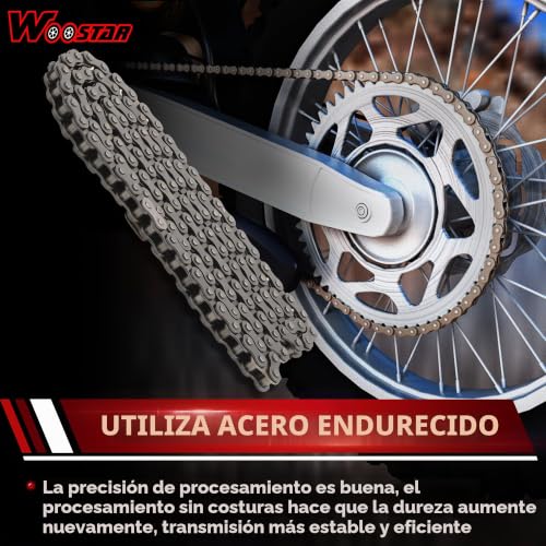 Cadena #35 WOOSTAR de alta resistencia para un rendimiento estable en motores de Mini Bike 5