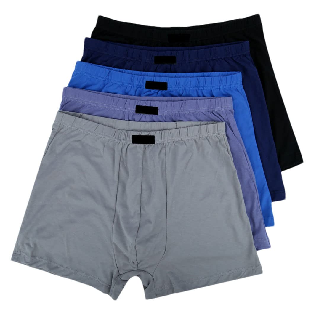 keusyoi 4Ps Mens Boxer Cotone Boxer Shorts Degli Uomini Biancheria Intima Degli Uomini Mutandine Famiglia Degli Uomini