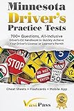 minnesota driver's practice tests: 700+ questions, all-inclusive driver's ed handbook to quickly achieve your driver's license or learner's permit (cheat sheets + digital flashcards + mobile app)