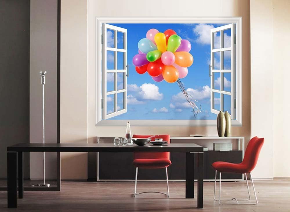 Papier peint panoramique ballon 200x140 cm pour deco murale de salon a.6274