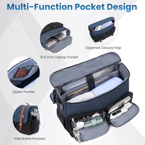 MATEIN Messenger Bag with USB Port