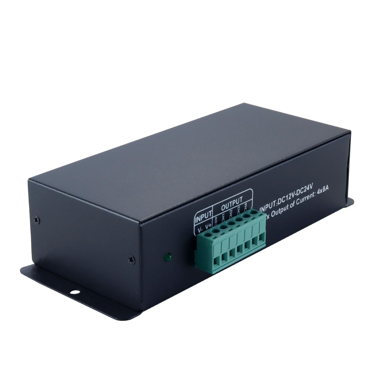 Hoite DMX512 RGBW Controller - 4-Channel DMX Dimmer for Strip Lights (Black) - Image 3