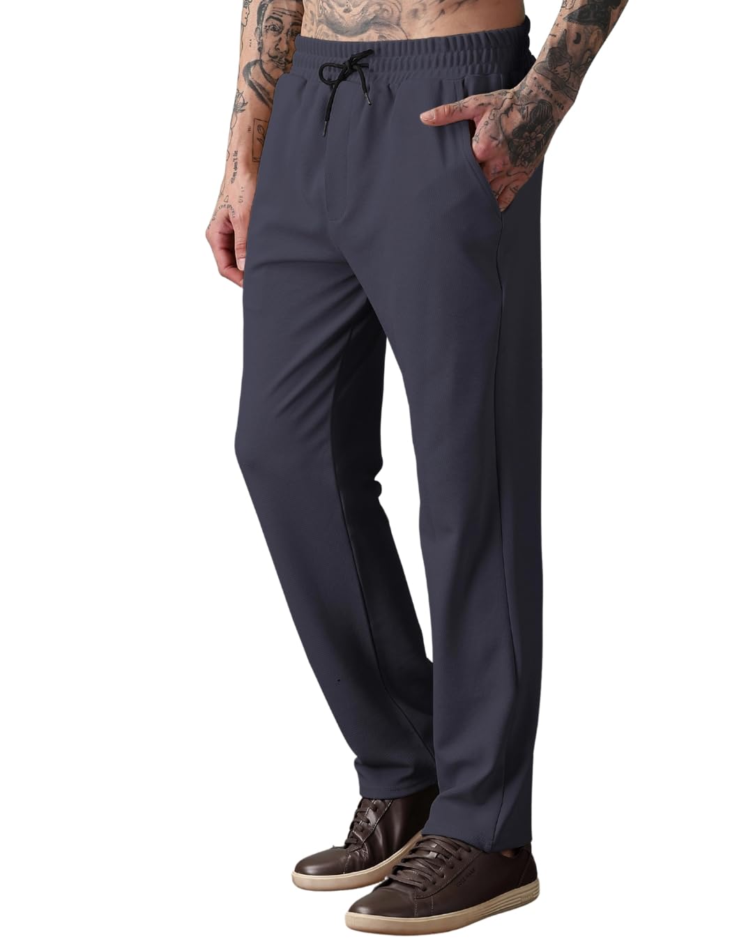 urban buccachi Men's Polycotton Straight Fit Track Pants | Mid-Rise with Flexi Waistband | Comfortable Active & Lounge Wear-picture-21