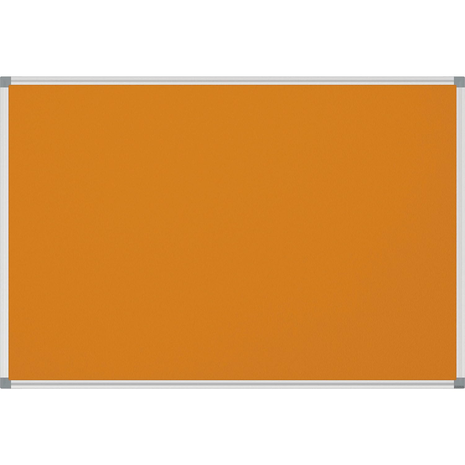 Pinnboard MAULstandard, 90 x 60 cm, hochwertiger Filz, Aluminium-Rahmen, orange