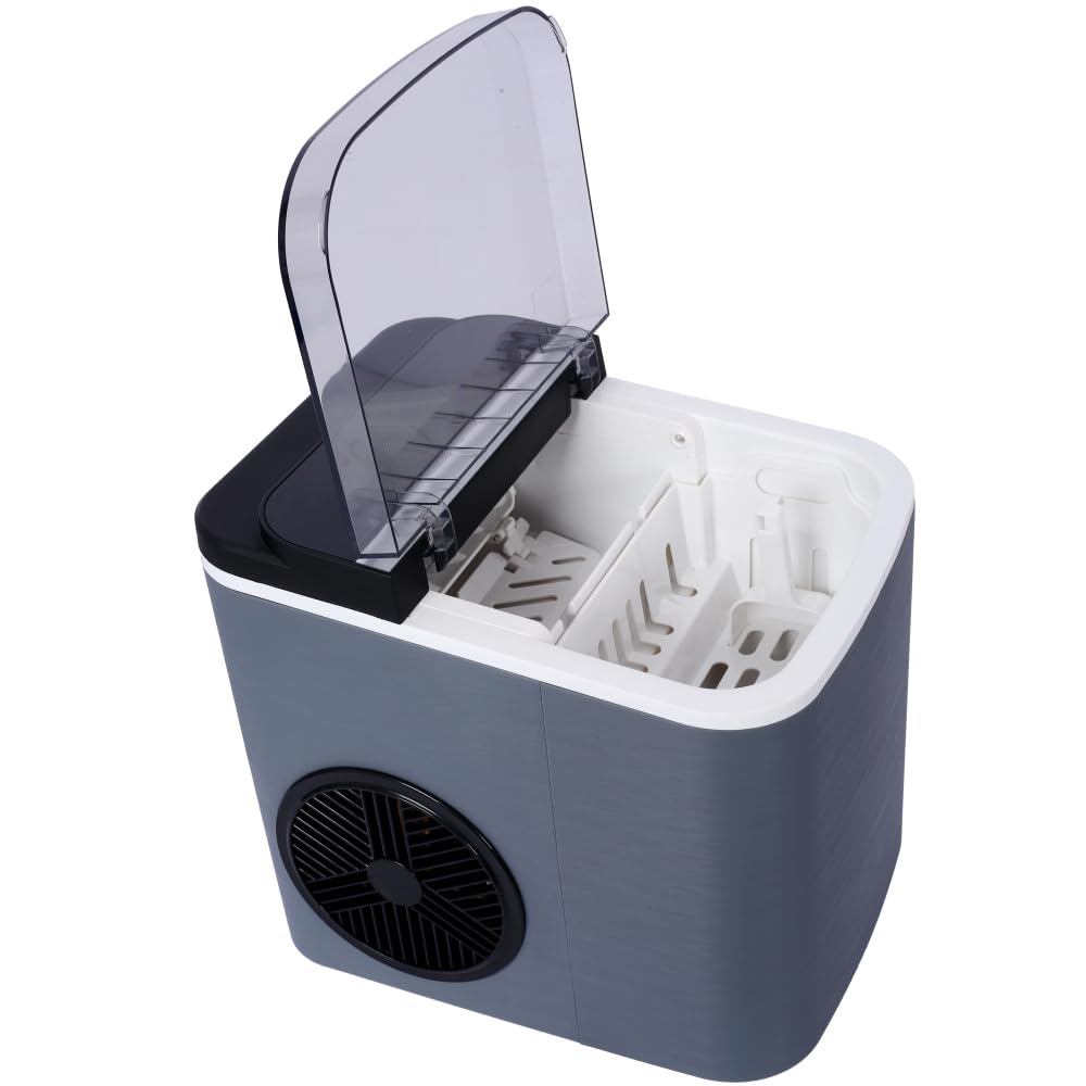 Ice Maker Countertop, Premium Self-Cleaning Bullet Ice Cube Maker, Fast 6-Min Ice Making, 26 lbs/Day, Compact & Quiet for Kitchen, Office, Outdoor Parties on Fridge.com