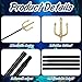 2 Pcs Gold Trident Costume Accessory 60 Inch Adult Dark Seas Neptune Trident Golden Pitchfork Toy Prop Weapon Staff Accessories for Themed Parties and Halloween