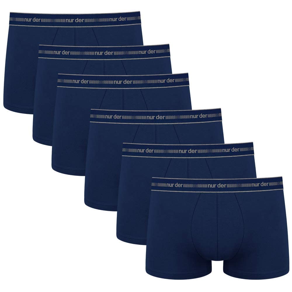 Nur Der 6er Pack Cotton 3D-Flex Baumwolle Boxer Herren Marine