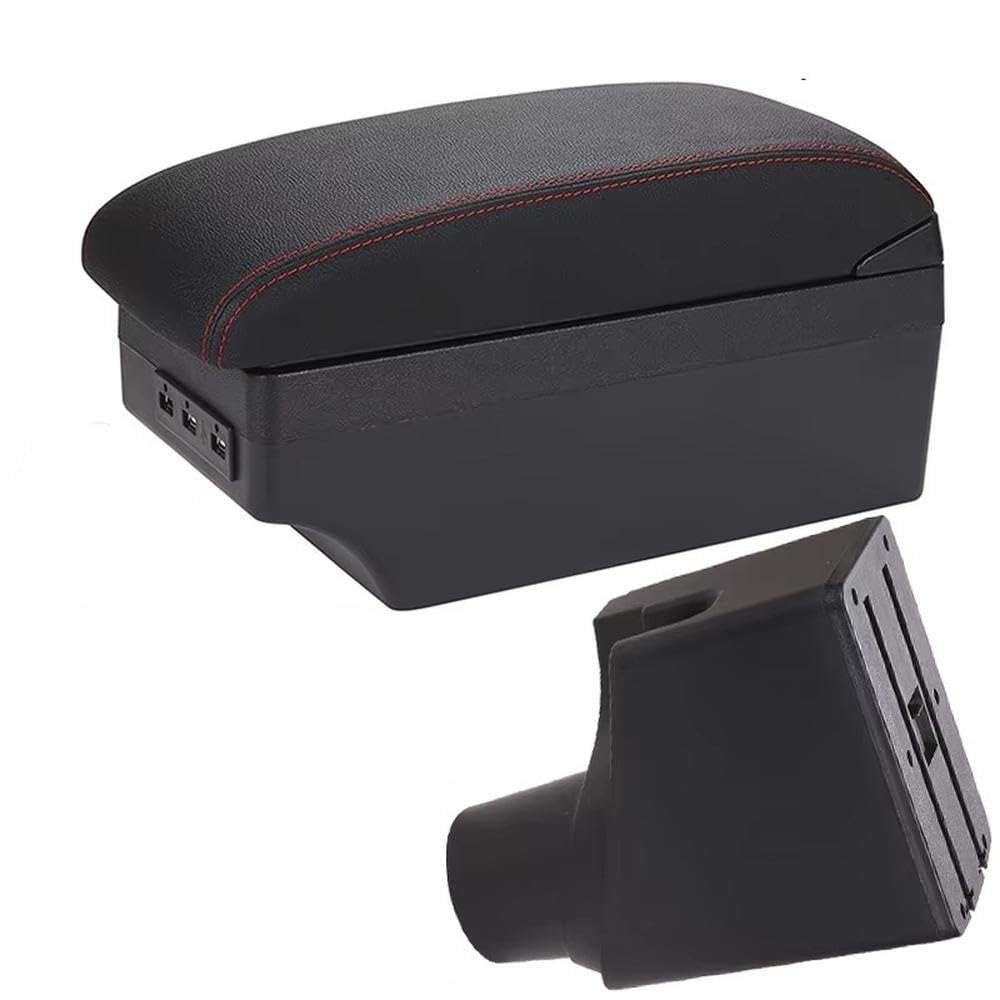 Fsozdbbpl A1 Black Red 7Usb For Toyota Yaris For Yaris Hybrid 2015-2023 Car Armrest Box Center Storage Box Interior Parts