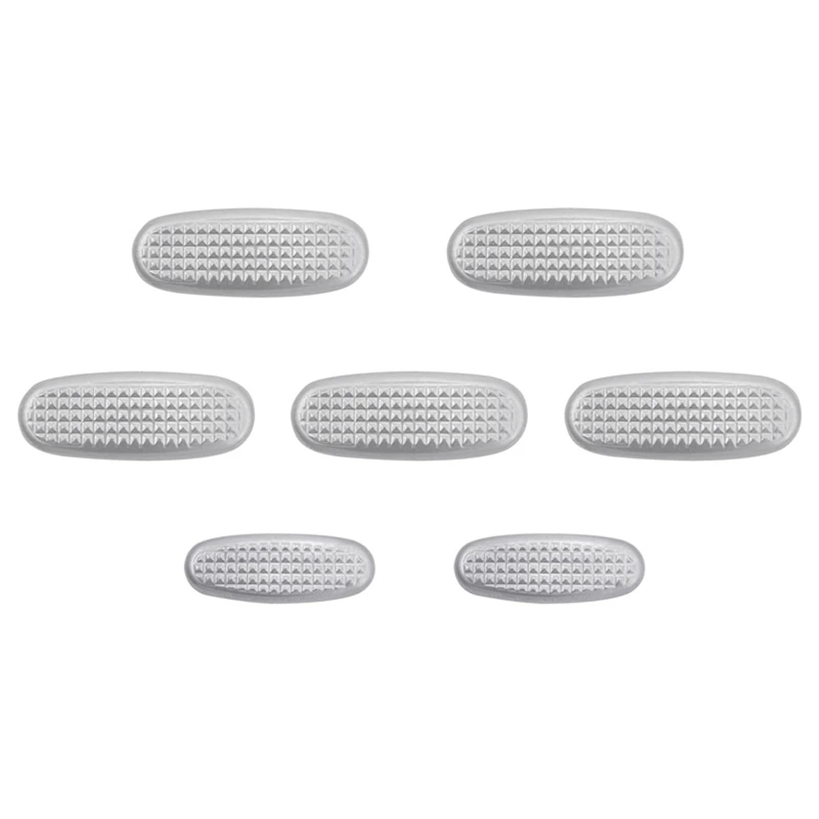 Car Trim Interior for Benz A B for CLA for GLB for GLA Class W177 W247 C118 W118 X247 H247 Car Armrest Handrail Box Switch Knob Trim Cover Sticker(Silver Outlet)