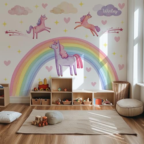 Vinilos Decorativos Unicornio y Arcoíris XXL miniatura 3