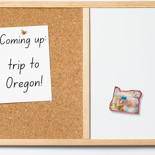 Imán pequeño del estado de Oregon, 2 pulgadas miniatura 4