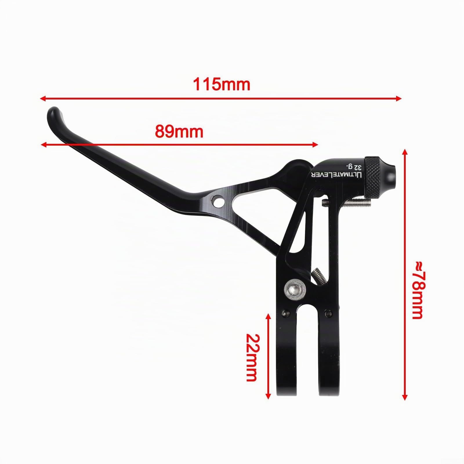 Premium-Fahrrad-Bremsgriff-Set, 1 Paar Fahrrad-Bremshebel, für MTB, Mountainbike, Rennrad, Fahrrad, Bremsgriff (für Champagner)