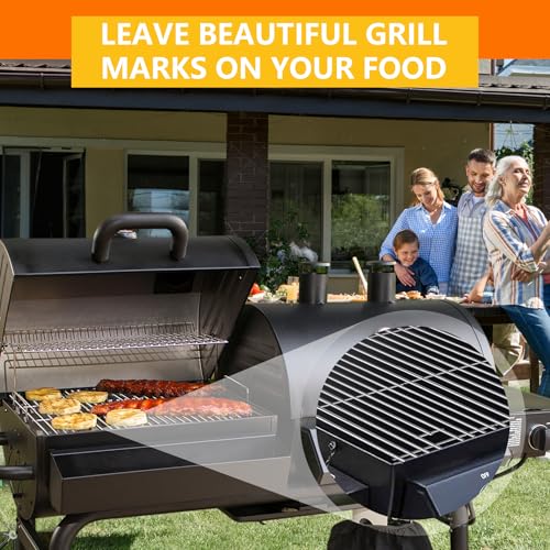 Image of CANDANA Cooking Grates for Char Griller, Stainless Steel Grill Grids Stainless Steel Grill Rack 2121 2123 2222 2828 3001 3030 3725 4000 5050 5252 5650 9020