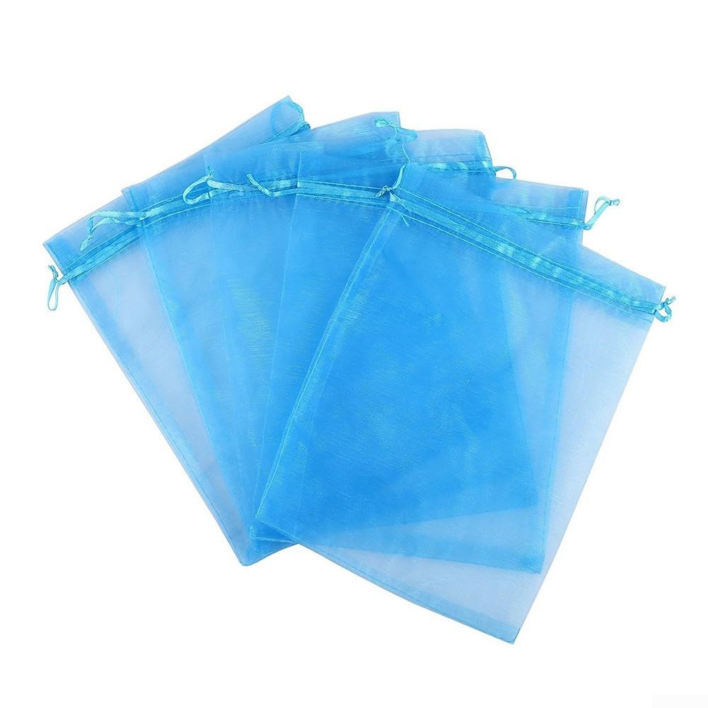 Sacs De Protection Jardin Anti-oiseaux - Lot De 100 - 10x15 Cm - Vert Kaki - Réutilisables Pour Fraises, Raisins, Fruits
