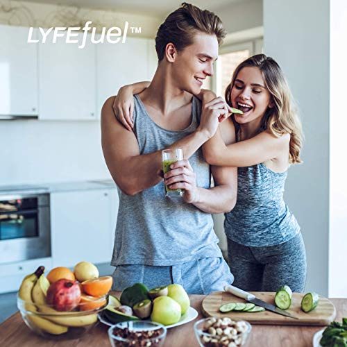 Lyfefuel Meal Replacement Shakes - All-In-One Plant-Based Nutrition Shake & Smoothie Powder - Organic Greens And Superfoods, Complete Vegan Protein, & 50+ Whole Food Nutrients (Chocolate, 24 Servings) Dairy-Free, Keto, Low Carb, Soy-Free, Gluten-Free #TOP7