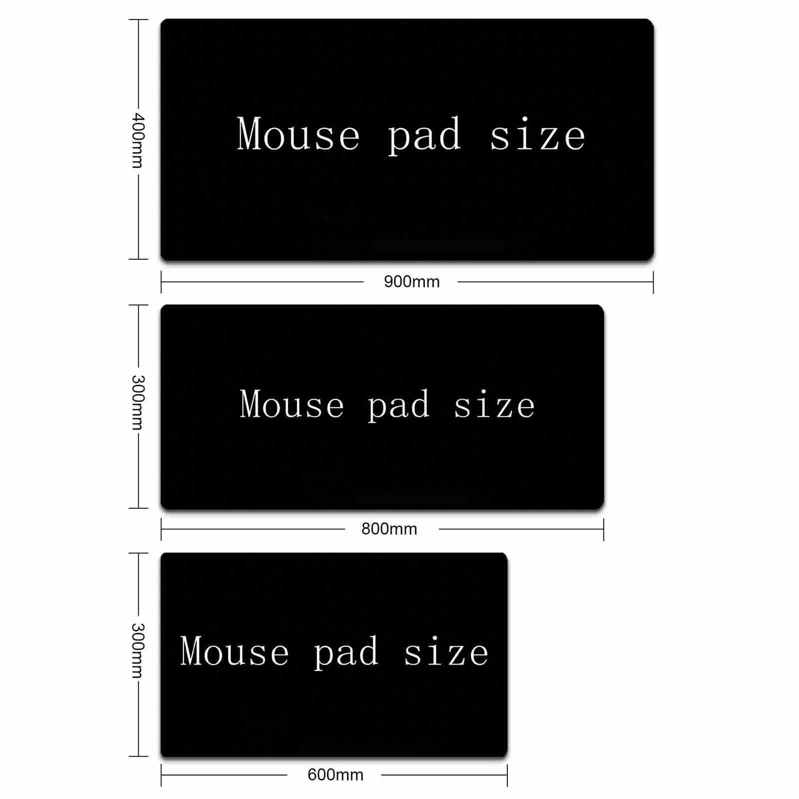 Tappetino per mouse da gaming, formato XL (30 x 80 cm), grande tappetino per mouse da scrivania, bordi cuciti, base in gomma antiscivolo, tappetino per tastiera (80 cm x 30 cm) (17