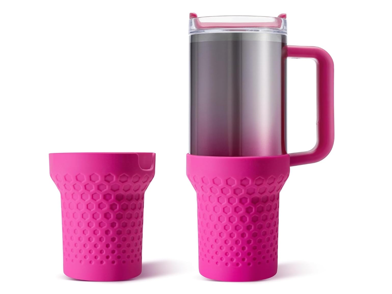 Silicone Cover Bottom Protection Anti-Slip Anti-Scratch for Quencher H2.0 FlowState Tumbler 40oz / Stanley Adventure Quencher Tumbler 40oz