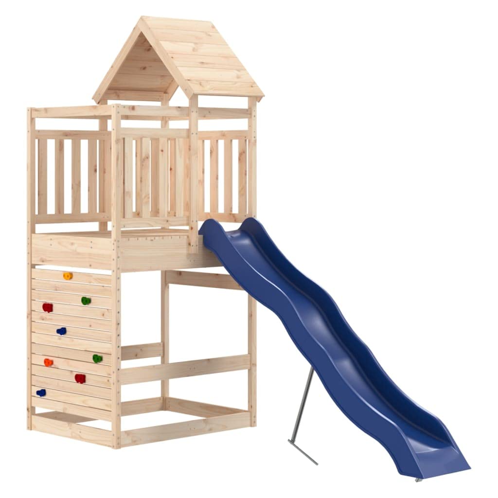 Generico Set da Gioco da Esterno in Legno Massello di Pino,Marrone,58.44kg,3156982