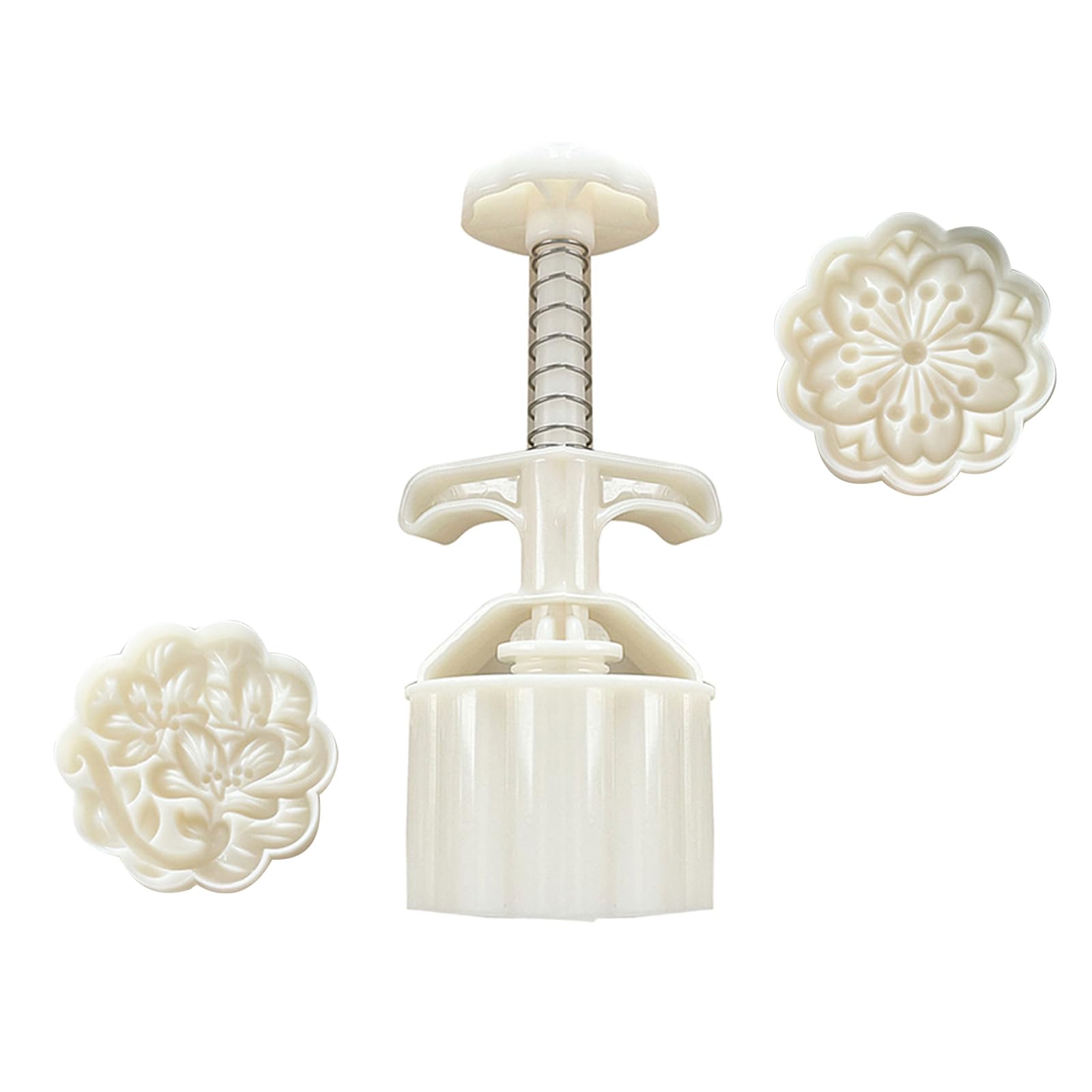 Jazuaiao 75g Baking Molds Cake Molds Baking Supplies Dessert ABS Texture Flower Shape Dessert Press for Enthusiasts Cake Decorating