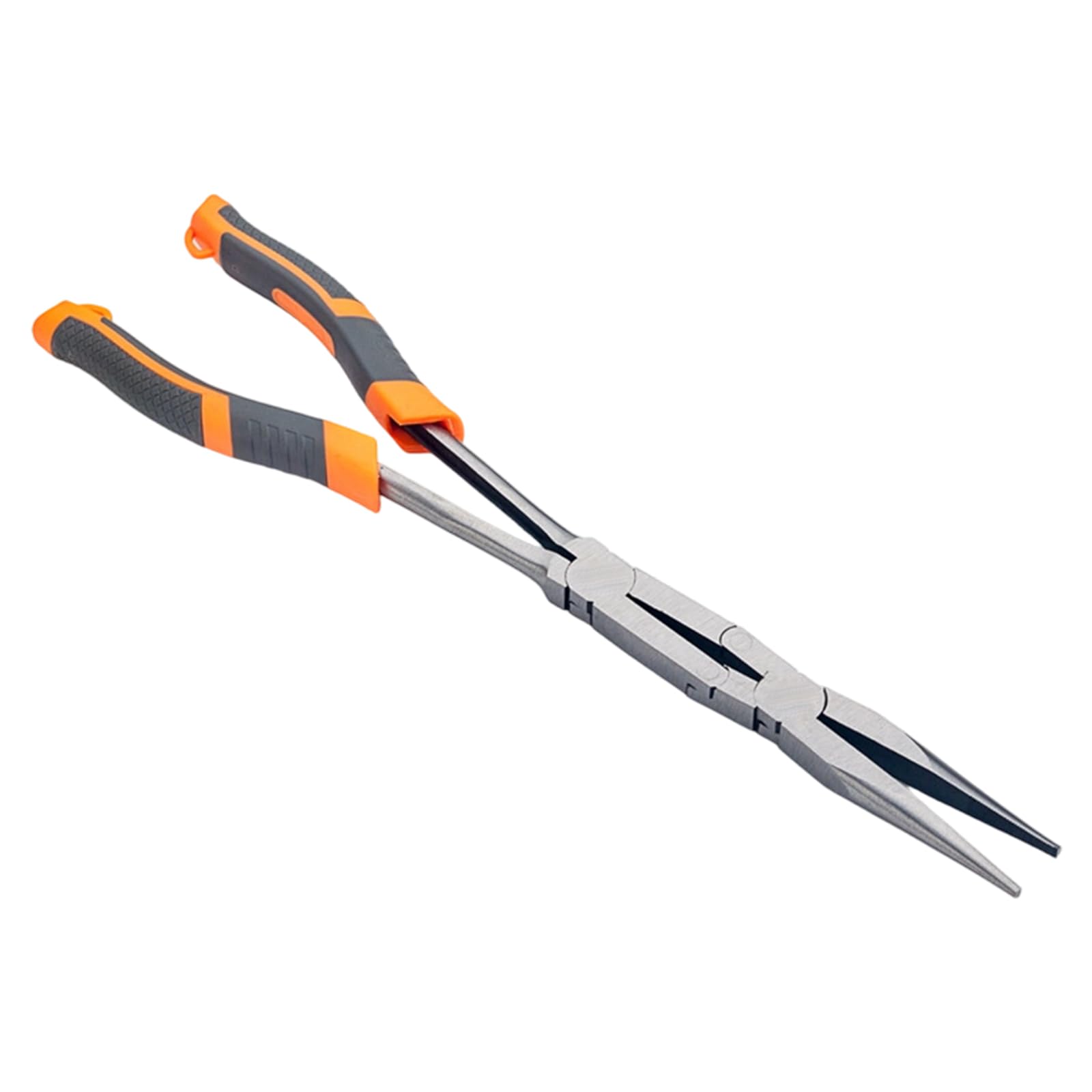 Hsioluted Straight Head Accuracy 13Inch Extra Long Nose Pliers With Flat Straight And Angled Heads Electronics Plier For Detailed Repairs Strong Electronics Pliers