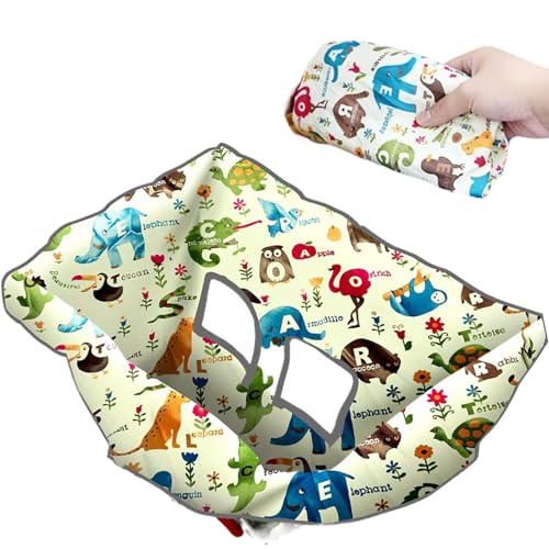 Cojín para silla – 40 x 60 cm para cochecito | Cojín para silla alta para carrito de la compra, protector de asiento para cochecito de la compra, cojín de poliéster, higiénica para viajes